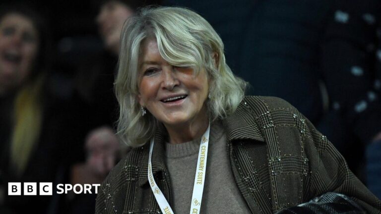 Martha Stewart at the Swansea.com Stadium for last weekend's game against Wrexham