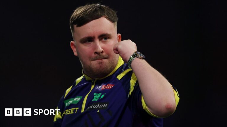 World Darts Championship 2026 results: Luke Littler to face Gian van Veen in final Luke Littler celebrates