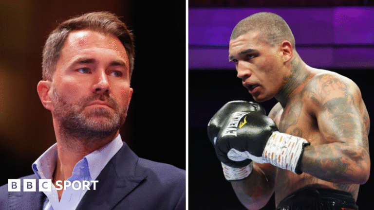 Eddie Hearn and Conor Benn