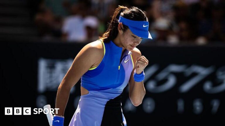 Emma Raducanu: Briton records first win since Australian Open and coach split Emma Raducanu playing tennis during the Australian Open at Melbourne Park on January 21, 2026.