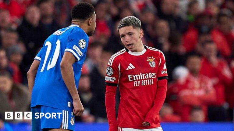Kylian Mbappe and Gianluca Prestianni