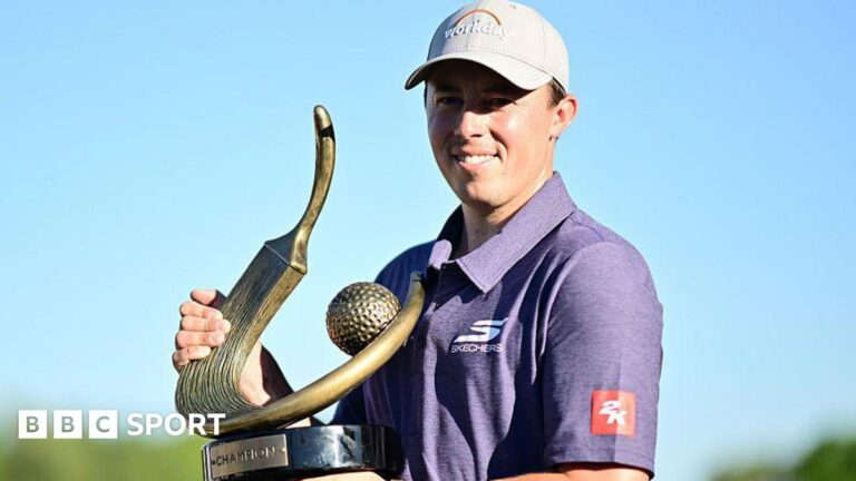 Valspar Championship: Matt Fitzpatrick wins title by a shot England's Matt Fitzpatrick
