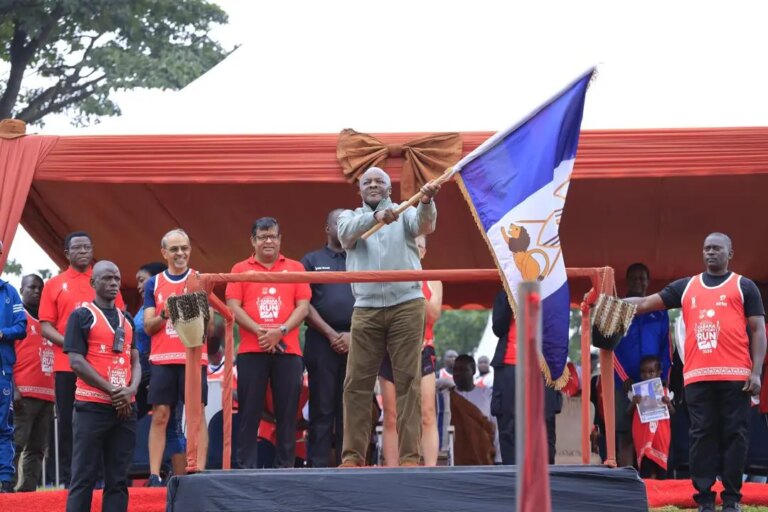 Airtel Africa CEO, Sunil Taldar joins over 140,000 runners for the thirteenth Kabaka Birthday run
