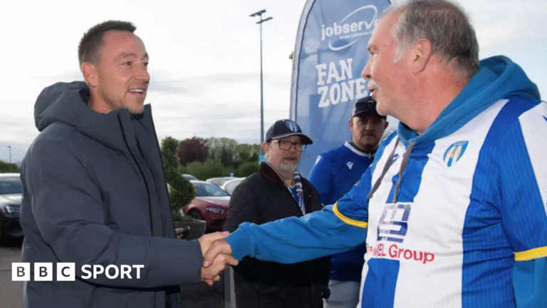 John Terry Colchester takeover: What’s in it for him? John Terry shakes hands with a Colchester fan