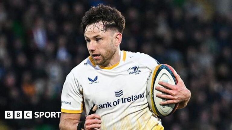 Hugo Keenan in action against Glasgow