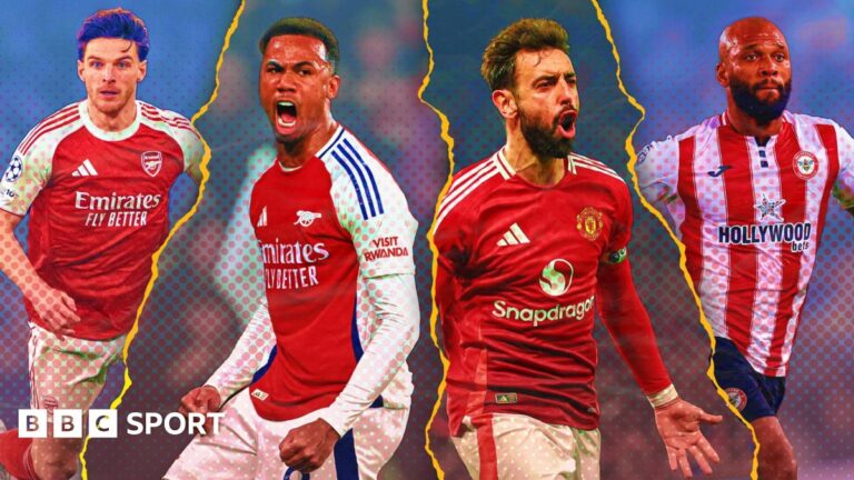 Declan Rice, Gabriel, Bruno Fernandes, Igor Thiago