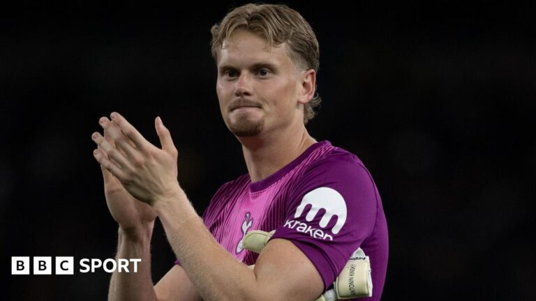 Tottenham: Goalkeeper Antonin Kinsky earns redemption with huge save against Leeds United Premier League bottom of table