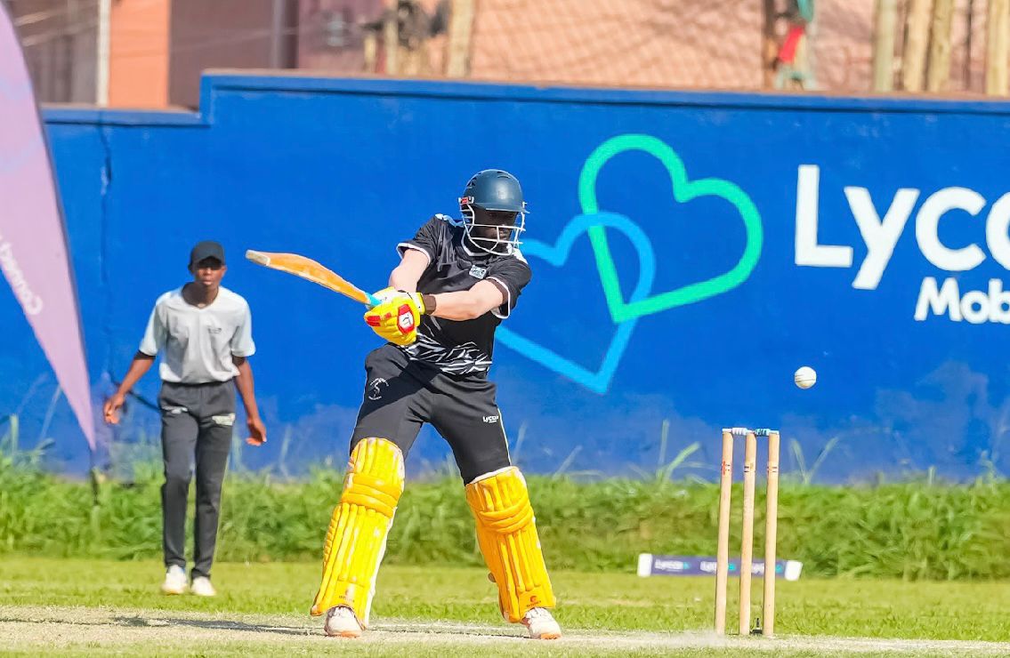Steven Wabwose batting for Mburo during his unbeaten 79-run innings