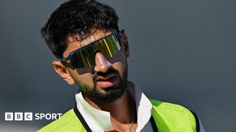 England spin bowler Shoaib Bashir