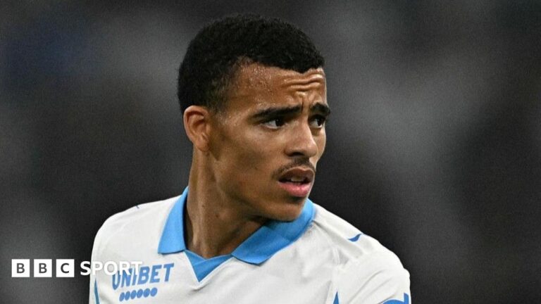 Mason Greenwood in action for Marseille