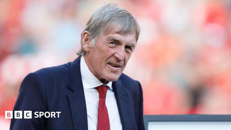 Sir Kenny Dalglish attending a Liverpool game in the Premier League