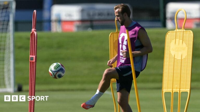 Harry Kane in training