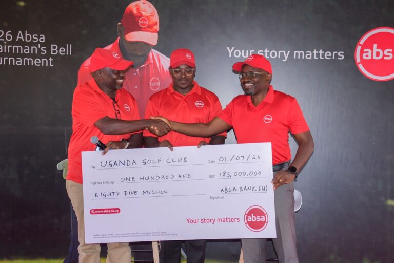 Absa Bank Uganda Reaffirms Commitment to Golf with Title Sponsorship of the 8th Edition of the Chairman’s Bell Golf Tournament