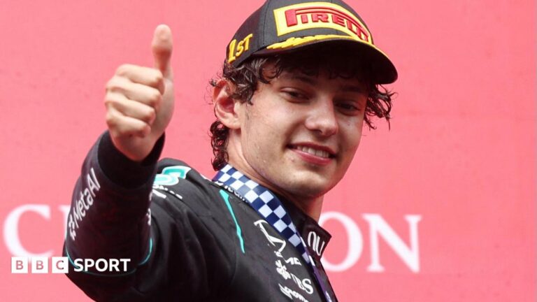 Belgian Grand Prix result: Kimi Antonelli wins to extend title lead after George Russell crashes out on first lap Mercedes' Kimi Antonelli with Ferrari's Charles Leclerc right behind during the Belgian Grand Prix