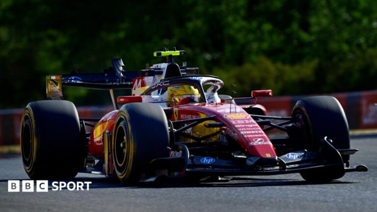 Hungarian Grand Prix: Lewis Hamilton leads Charles Leclerc in Ferrari one-two in Friday practice Anti-doping test kit