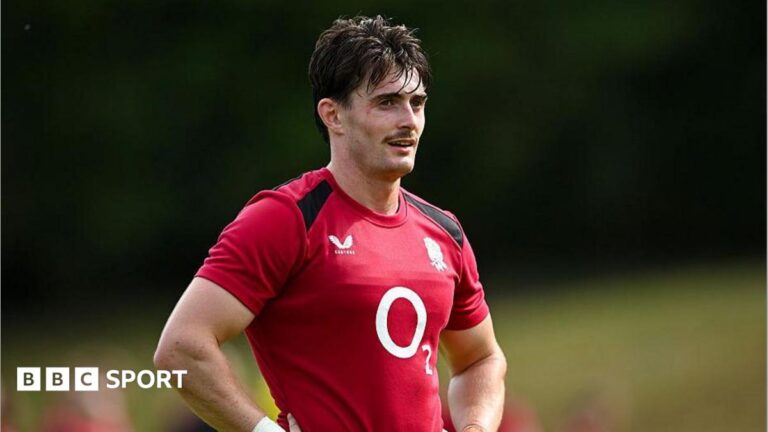 Raffi Quirke during England training last month