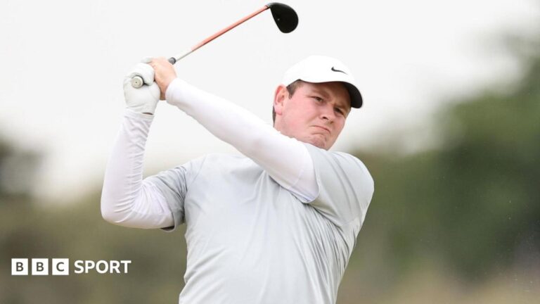 Bob MacIntyre shares the lead in pursuit of a second Scottish Open title