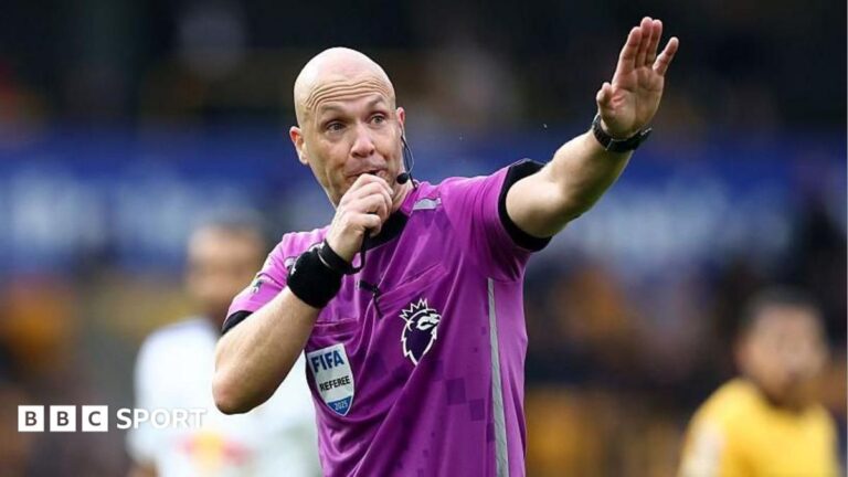 Anthony Taylor: Retiring Premier League referee on VAR, toxic debate and intense scrutiny. Cristiano Ronaldo and Anthony Taylor