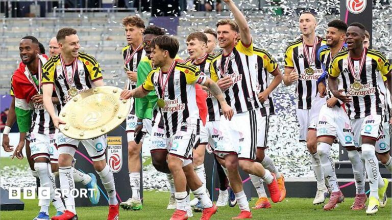 Celtic drawn against LASK in Champions League play-off LASK celebrate their title win