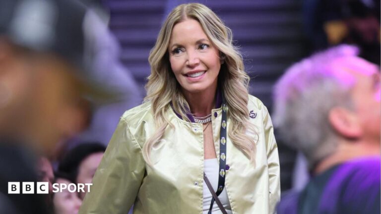 Lakers president and controlling owner Jeanie Buss, attends a game between the Lakers and the Bucks at Crypto.com Arena in Los Angeles