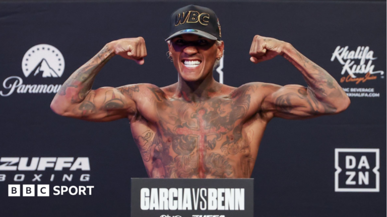Garcia vs Benn: Conor Benn & Ryan Garcia both make weight for WBC title fight Ryan Garcia and Conor Benn are side-by-side and both shirtless as they flex their muscles