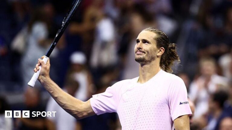 US Open 2026 results: Alexander Zverev storms into semi-finals despite late bedtime Alexander Zverev raises his racquet to the crowd